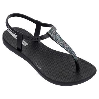 Ipanema India Charm Glitter Sandals Kids Black ESQ013592